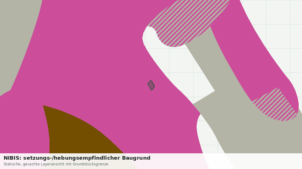 Statische Kartenansicht: NIBIS: setzungs-/hebungsempfindlicher Baugrund