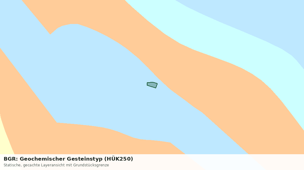 Statische Kartenansicht: BGR: Geochemischer Gesteinstyp (HÜK250)