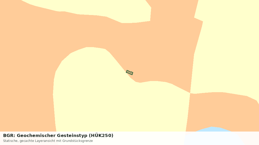 Statische Kartenansicht: BGR: Geochemischer Gesteinstyp (HÜK250)