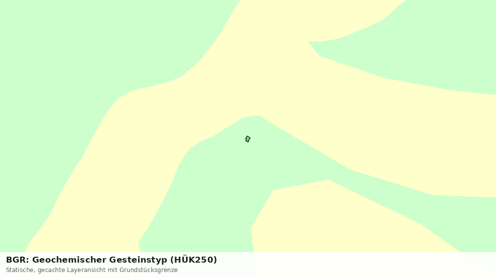 Statische Kartenansicht: BGR: Geochemischer Gesteinstyp (HÜK250)