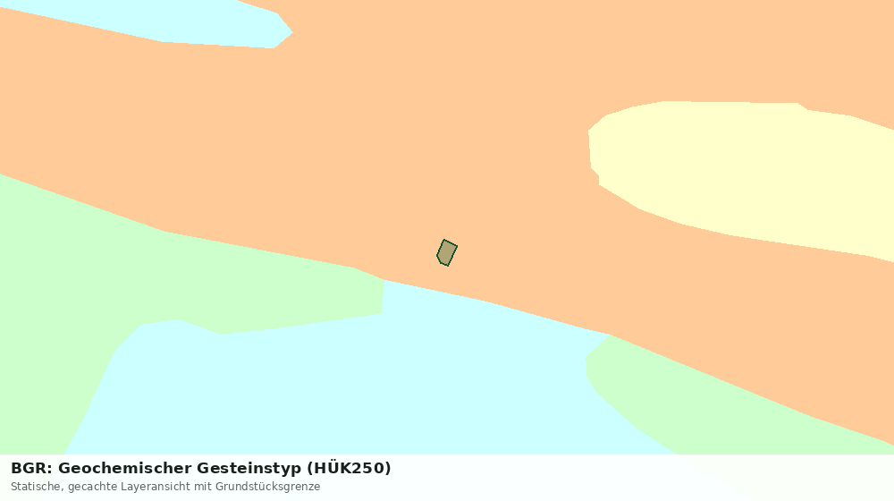 Statische Kartenansicht: BGR: Geochemischer Gesteinstyp (HÜK250)