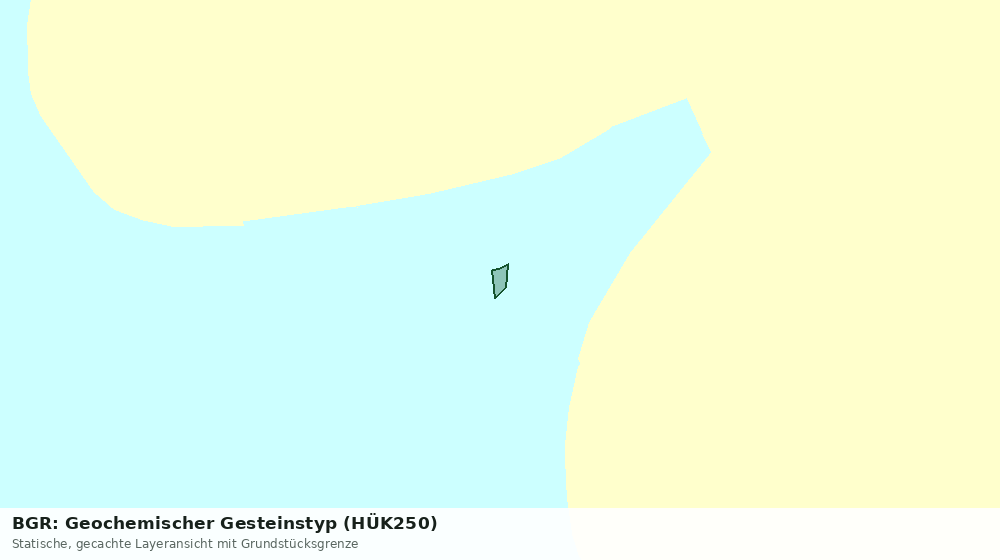 Statische Kartenansicht: BGR: Geochemischer Gesteinstyp (HÜK250)