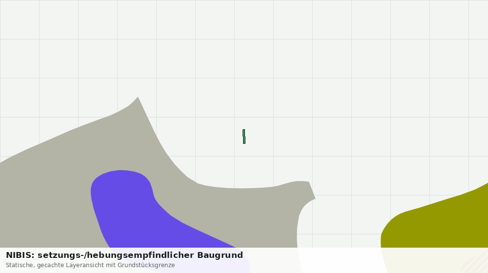 Statische Kartenansicht: NIBIS: setzungs-/hebungsempfindlicher Baugrund