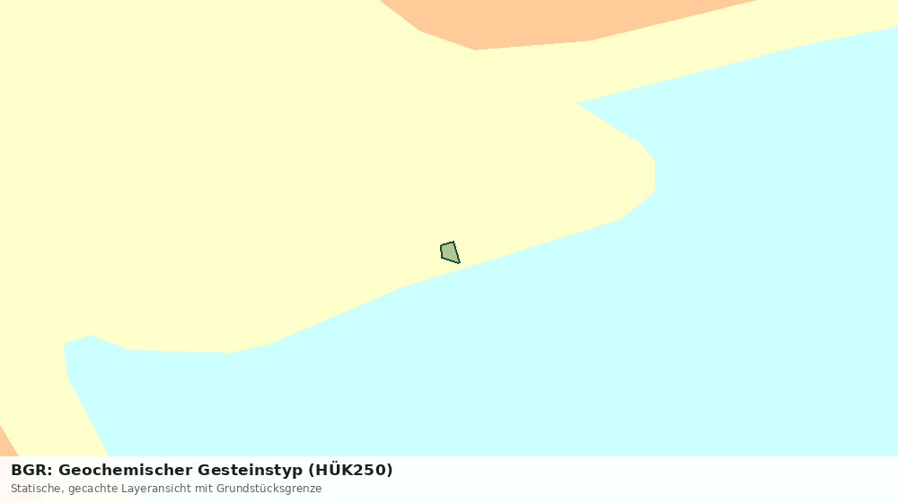 Statische Kartenansicht: BGR: Geochemischer Gesteinstyp (HÜK250)