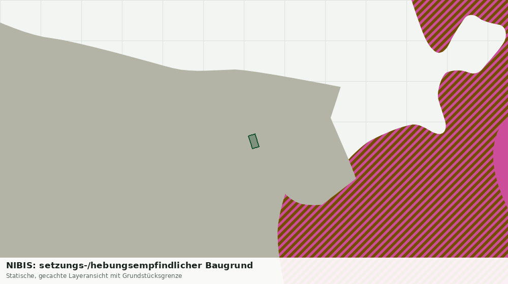 Statische Kartenansicht: NIBIS: setzungs-/hebungsempfindlicher Baugrund
