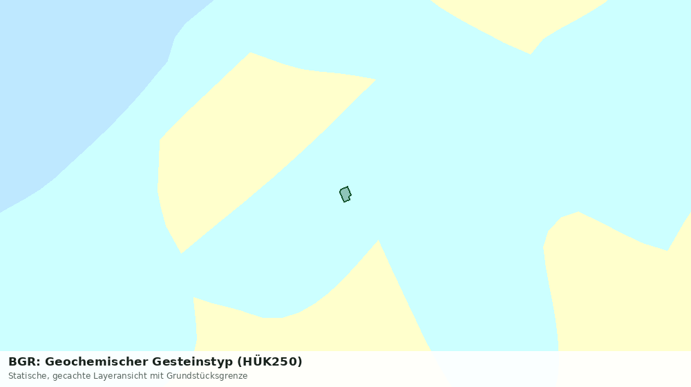 Statische Kartenansicht: BGR: Geochemischer Gesteinstyp (HÜK250)