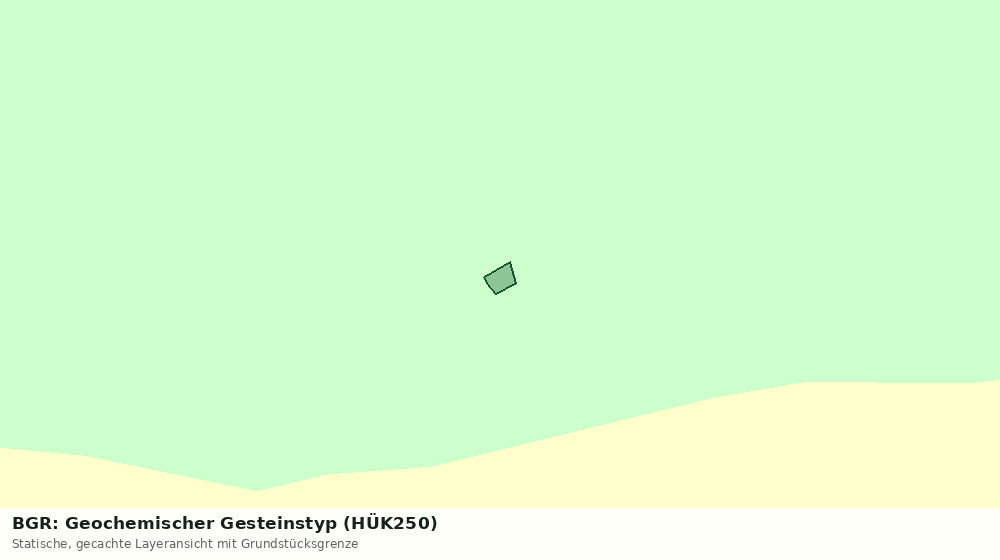 Statische Kartenansicht: BGR: Geochemischer Gesteinstyp (HÜK250)