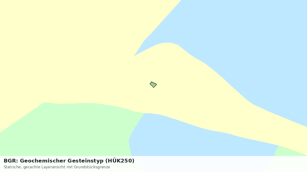 Statische Kartenansicht: BGR: Geochemischer Gesteinstyp (HÜK250)