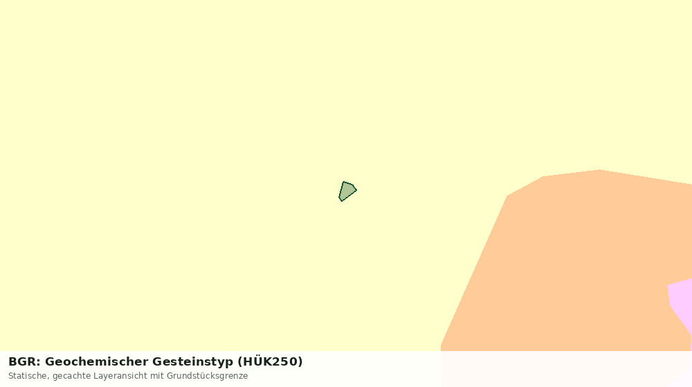 Statische Kartenansicht: BGR: Geochemischer Gesteinstyp (HÜK250)