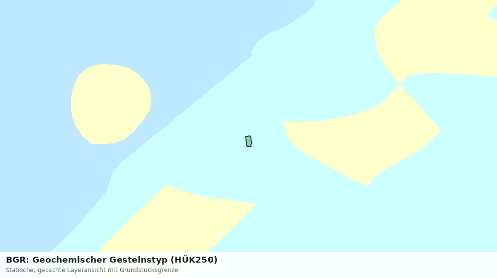 Statische Kartenansicht: BGR: Geochemischer Gesteinstyp (HÜK250)