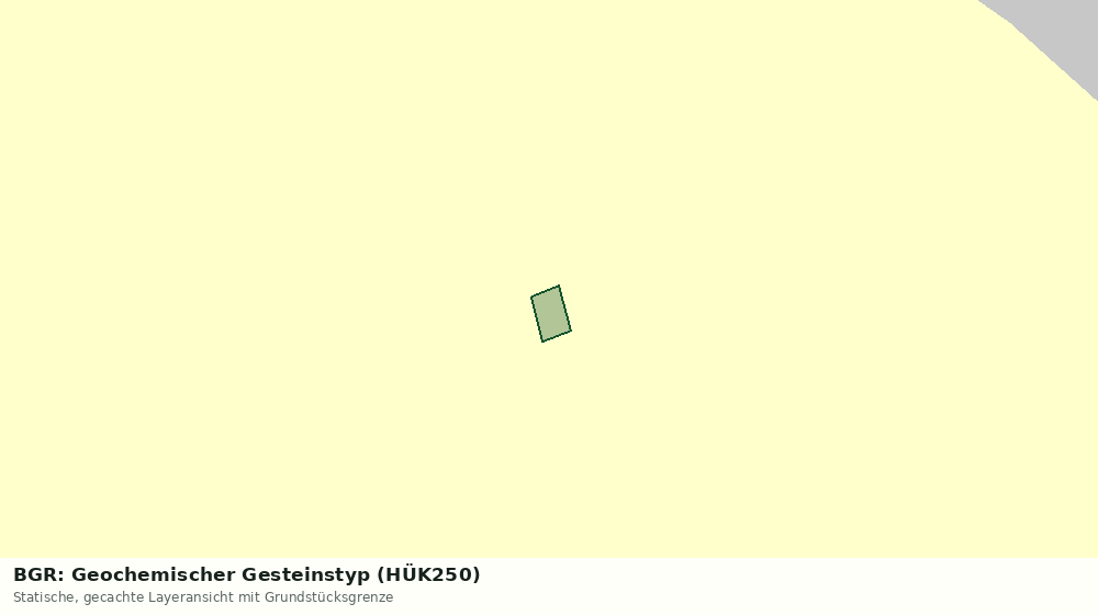 Statische Kartenansicht: BGR: Geochemischer Gesteinstyp (HÜK250)