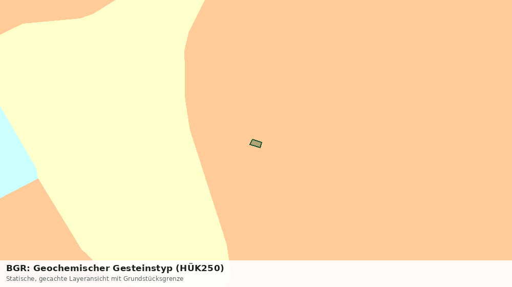 Statische Kartenansicht: BGR: Geochemischer Gesteinstyp (HÜK250)