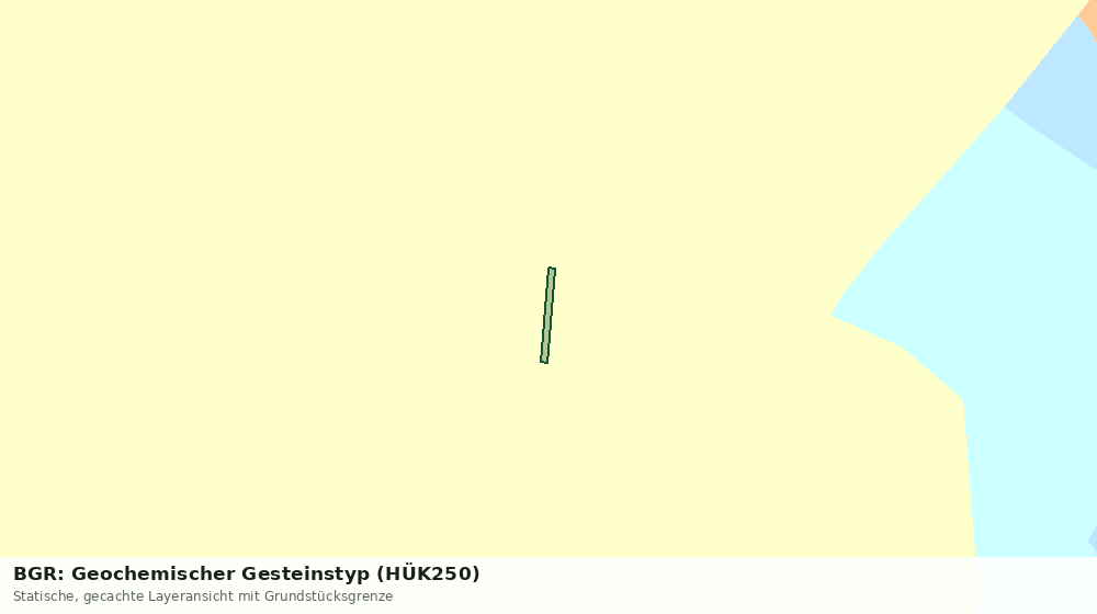 Statische Kartenansicht: BGR: Geochemischer Gesteinstyp (HÜK250)