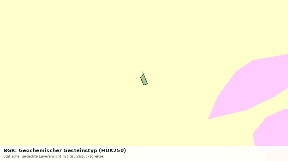 Statische Kartenansicht: BGR: Geochemischer Gesteinstyp (HÜK250)