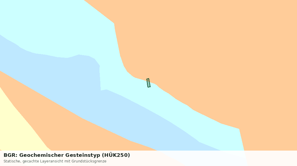 Statische Kartenansicht: BGR: Geochemischer Gesteinstyp (HÜK250)
