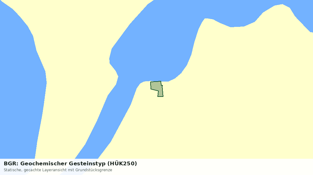 Statische Kartenansicht: BGR: Geochemischer Gesteinstyp (HÜK250)