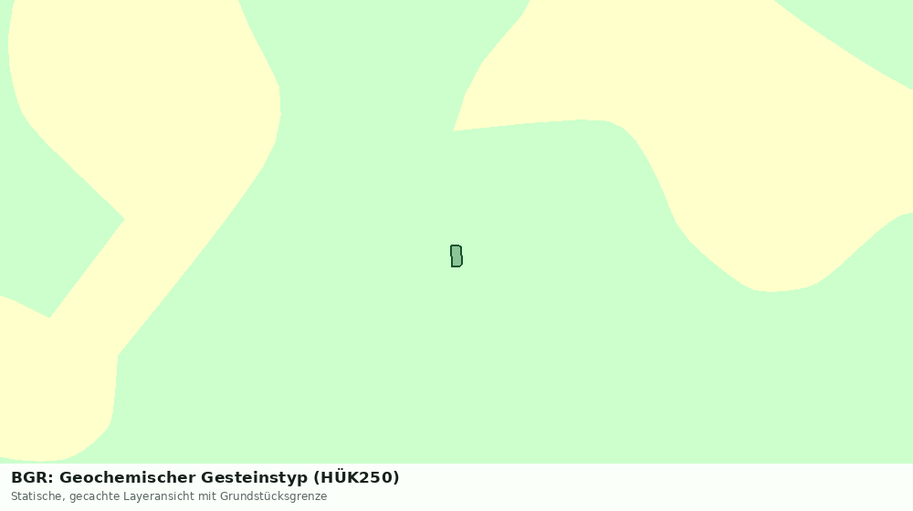 Statische Kartenansicht: BGR: Geochemischer Gesteinstyp (HÜK250)