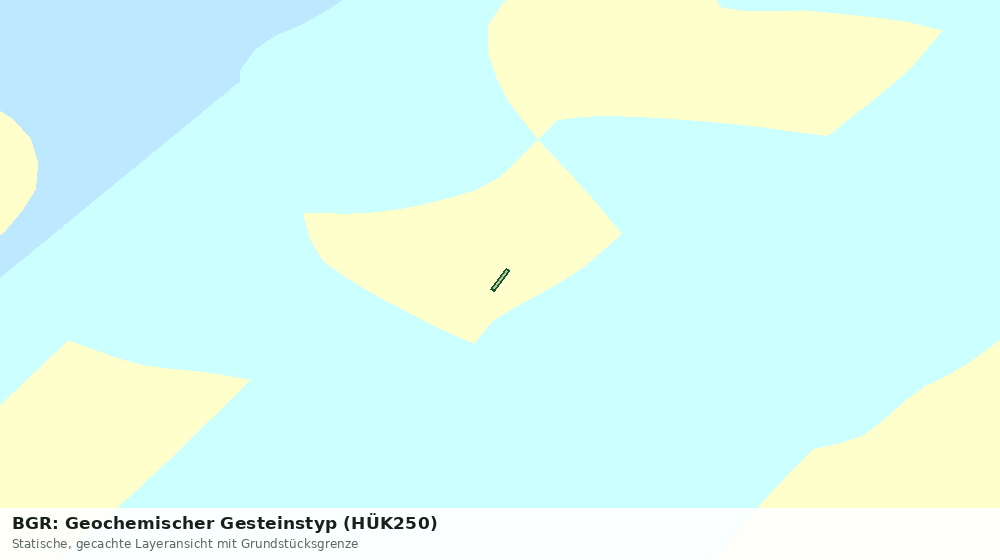 Statische Kartenansicht: BGR: Geochemischer Gesteinstyp (HÜK250)