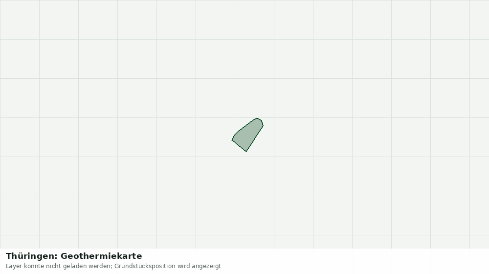 Statische Kartenansicht: Thüringen: Geothermiekarte