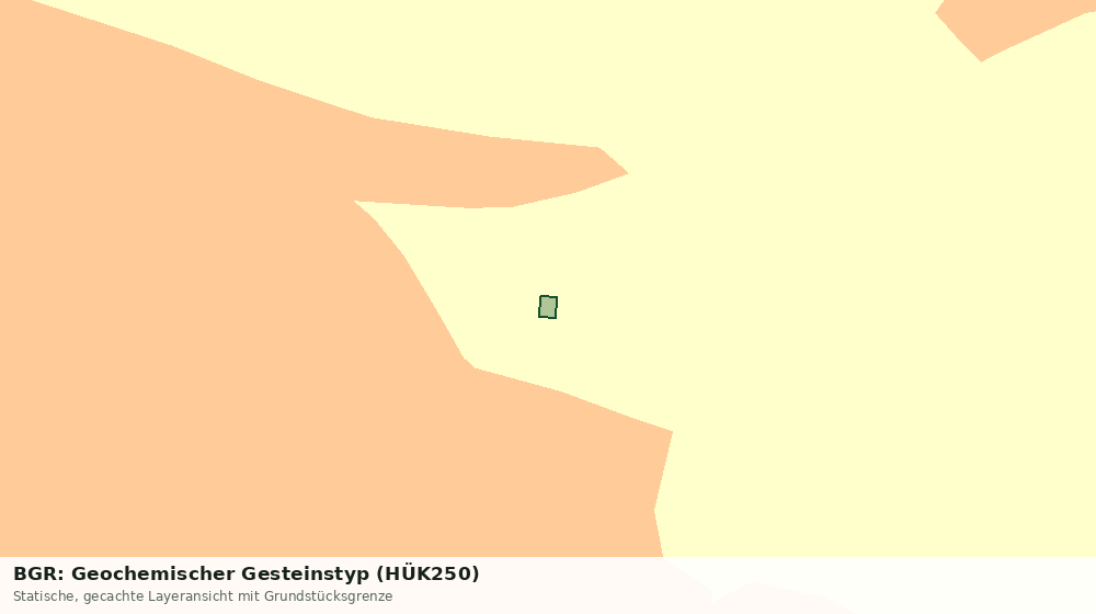 Statische Kartenansicht: BGR: Geochemischer Gesteinstyp (HÜK250)