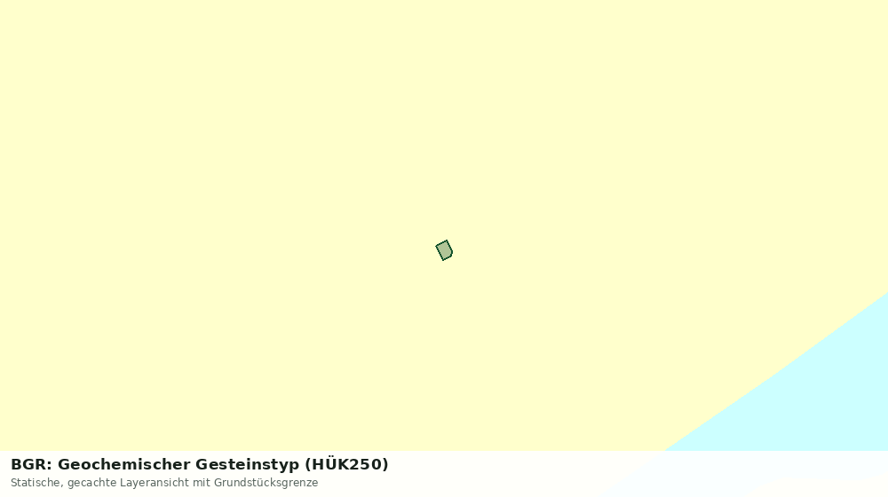 Statische Kartenansicht: BGR: Geochemischer Gesteinstyp (HÜK250)