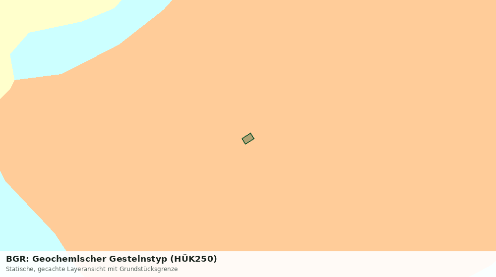 Statische Kartenansicht: BGR: Geochemischer Gesteinstyp (HÜK250)