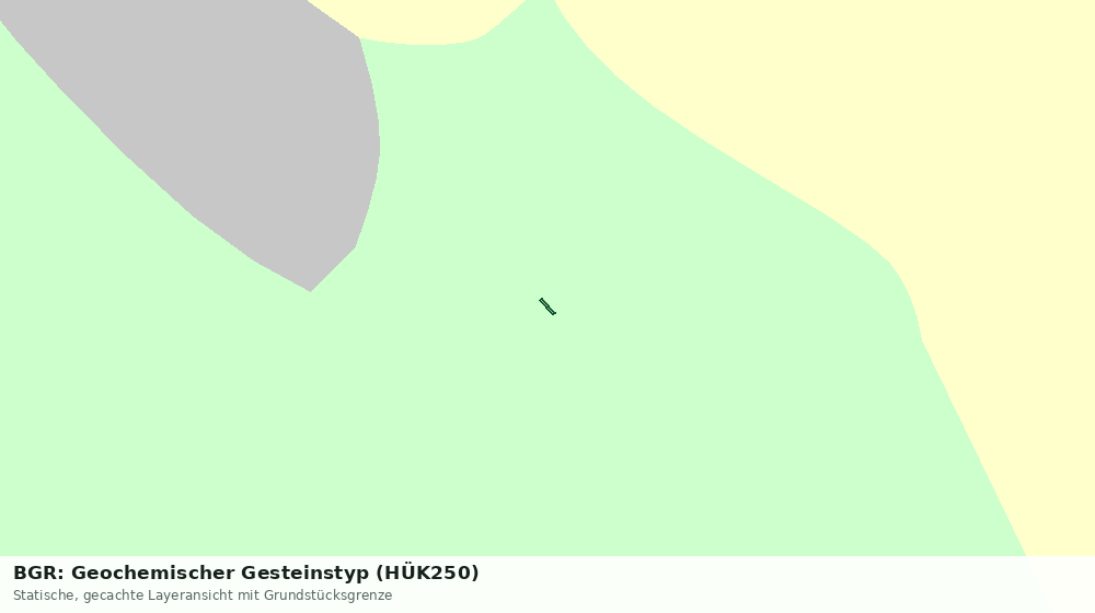 Statische Kartenansicht: BGR: Geochemischer Gesteinstyp (HÜK250)