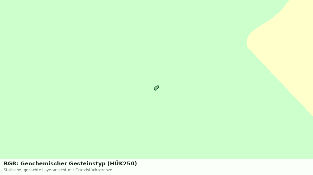 Statische Kartenansicht: BGR: Geochemischer Gesteinstyp (HÜK250)