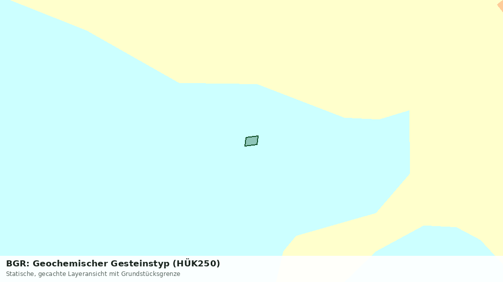 Statische Kartenansicht: BGR: Geochemischer Gesteinstyp (HÜK250)