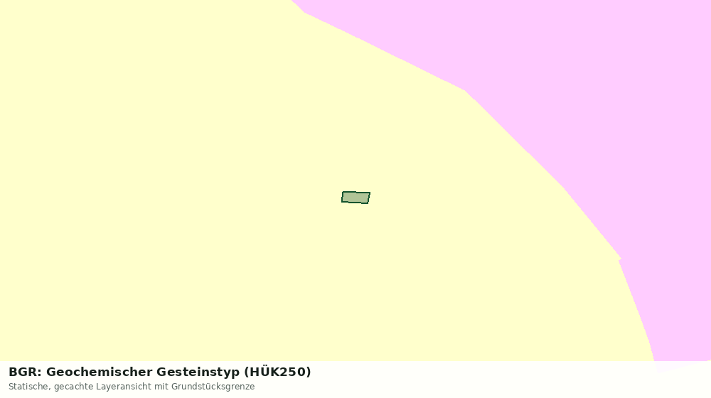 Statische Kartenansicht: BGR: Geochemischer Gesteinstyp (HÜK250)