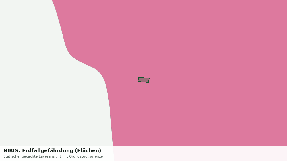 Statische Kartenansicht: NIBIS: Erdfallgefährdung (Flächen)