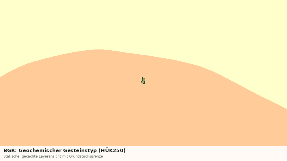 Statische Kartenansicht: BGR: Geochemischer Gesteinstyp (HÜK250)