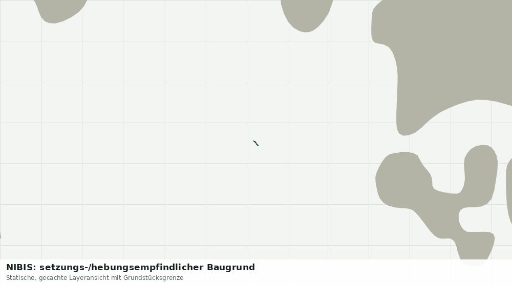Statische Kartenansicht: NIBIS: setzungs-/hebungsempfindlicher Baugrund