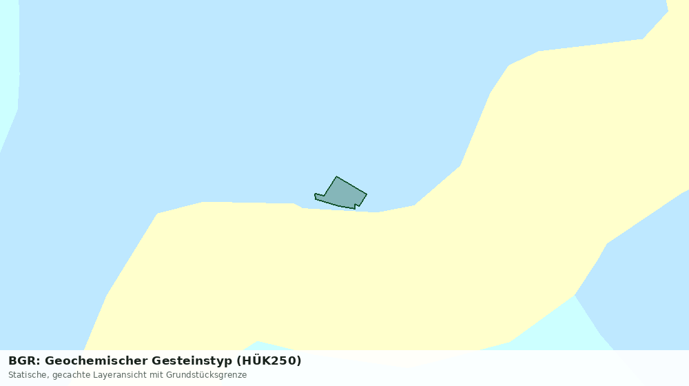 Statische Kartenansicht: BGR: Geochemischer Gesteinstyp (HÜK250)