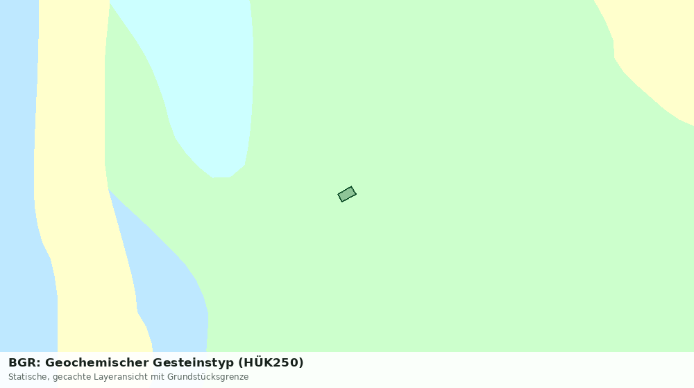 Statische Kartenansicht: BGR: Geochemischer Gesteinstyp (HÜK250)