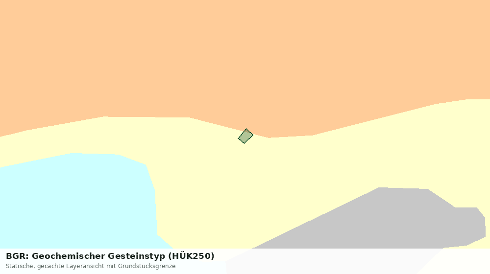 Statische Kartenansicht: BGR: Geochemischer Gesteinstyp (HÜK250)