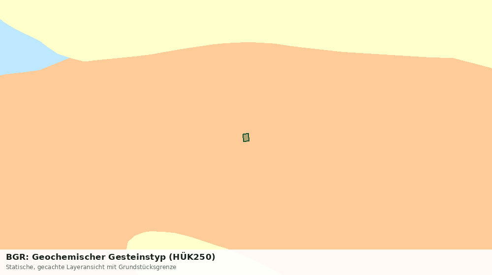 Statische Kartenansicht: BGR: Geochemischer Gesteinstyp (HÜK250)