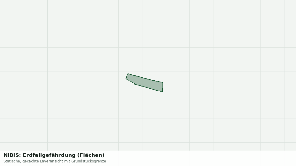 Statische Kartenansicht: NIBIS: Erdfallgefährdung (Flächen)