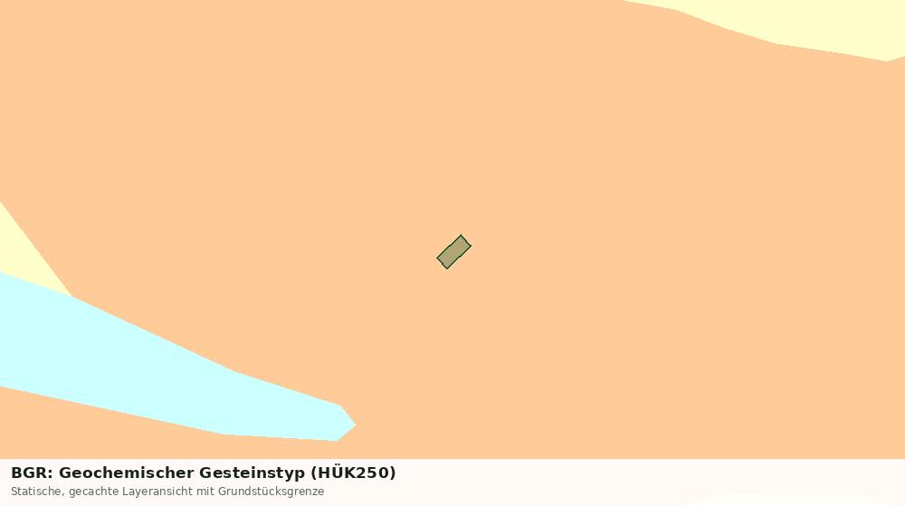 Statische Kartenansicht: BGR: Geochemischer Gesteinstyp (HÜK250)