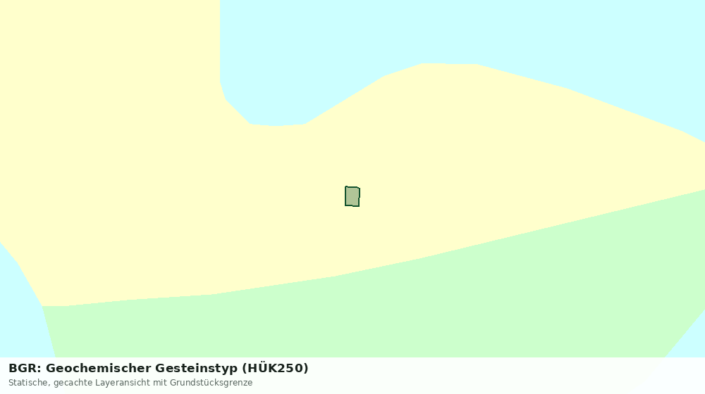 Statische Kartenansicht: BGR: Geochemischer Gesteinstyp (HÜK250)