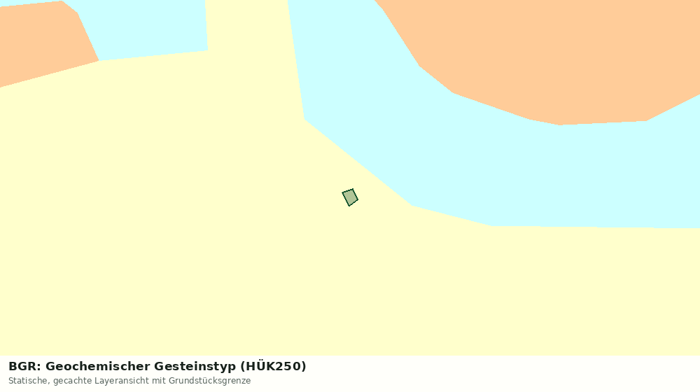 Statische Kartenansicht: BGR: Geochemischer Gesteinstyp (HÜK250)