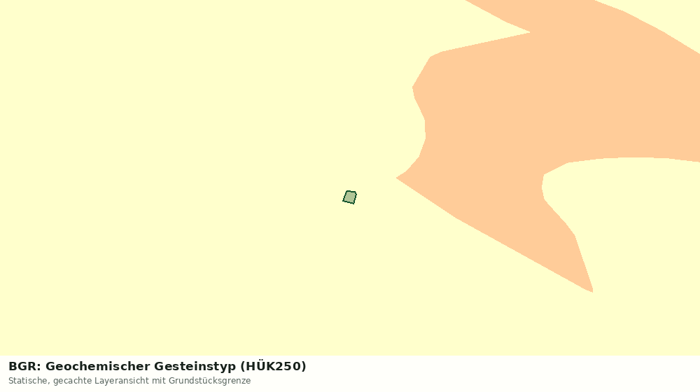 Statische Kartenansicht: BGR: Geochemischer Gesteinstyp (HÜK250)