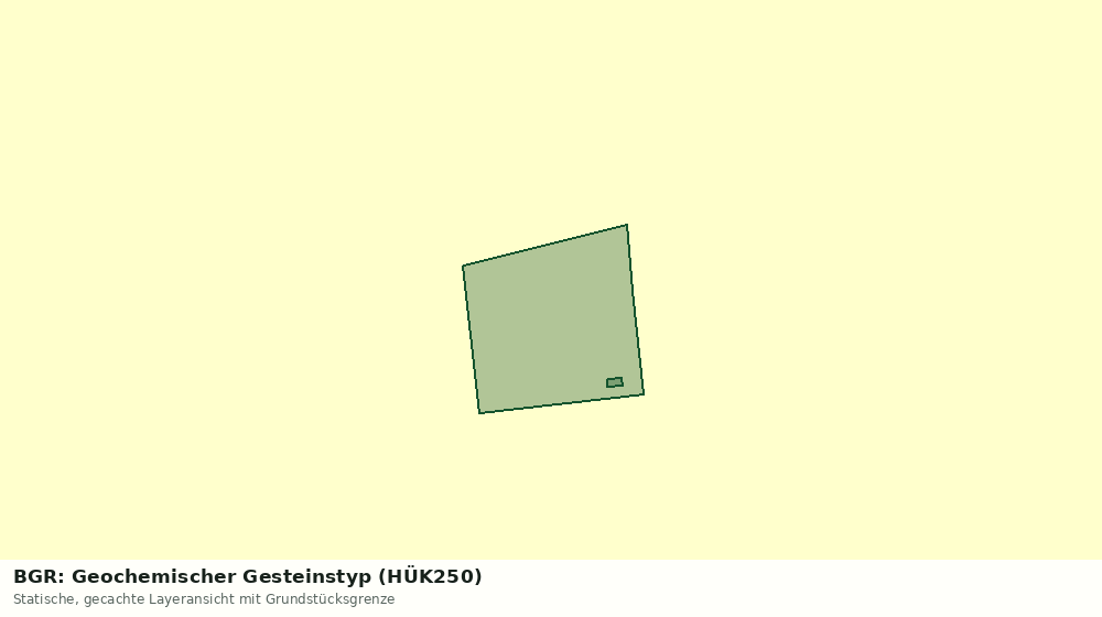 Statische Kartenansicht: BGR: Geochemischer Gesteinstyp (HÜK250)
