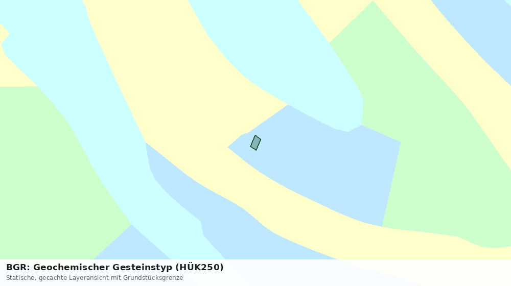 Statische Kartenansicht: BGR: Geochemischer Gesteinstyp (HÜK250)