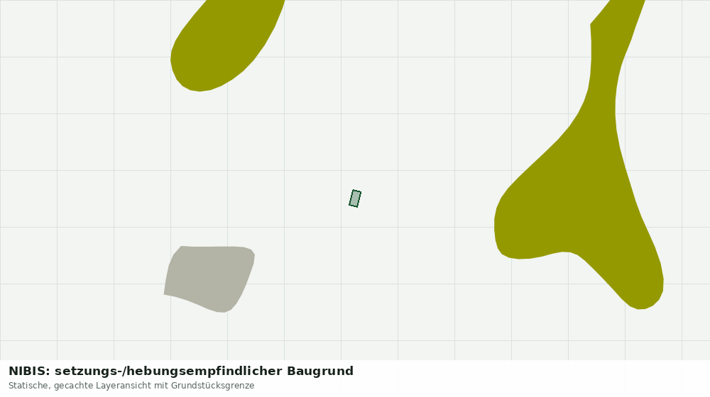 Statische Kartenansicht: NIBIS: setzungs-/hebungsempfindlicher Baugrund