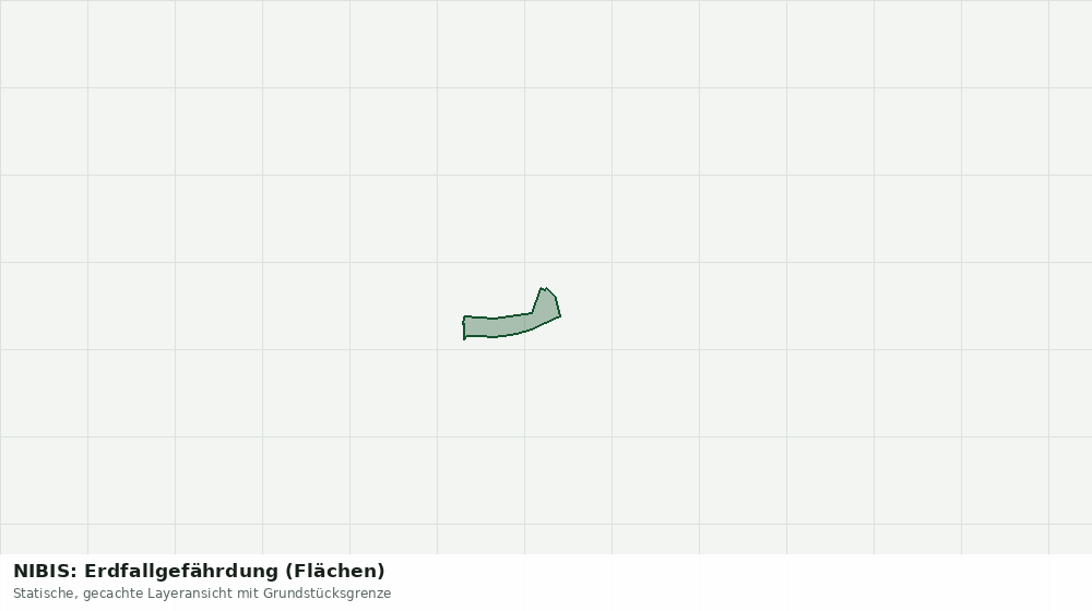 Statische Kartenansicht: NIBIS: Erdfallgefährdung (Flächen)