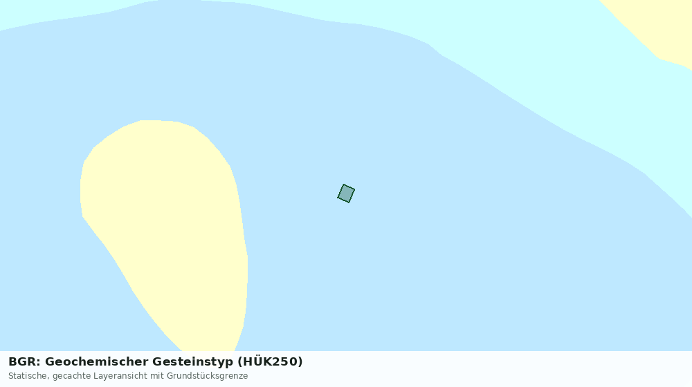 Statische Kartenansicht: BGR: Geochemischer Gesteinstyp (HÜK250)