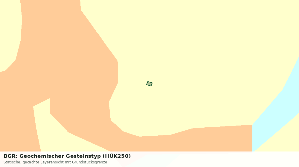 Statische Kartenansicht: BGR: Geochemischer Gesteinstyp (HÜK250)