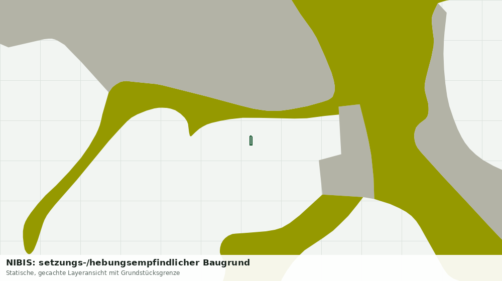 Statische Kartenansicht: NIBIS: setzungs-/hebungsempfindlicher Baugrund