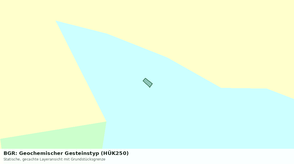 Statische Kartenansicht: BGR: Geochemischer Gesteinstyp (HÜK250)